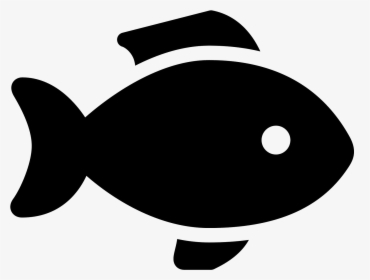 Fish Food Filled Icon Free Download Png - Fish Png Clipart Black And White, Transparent Png, Transparent PNG