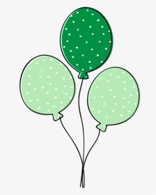 Transparent Green Balloons Clipart - Transparent Green Balloon, HD Png Download, Transparent PNG
