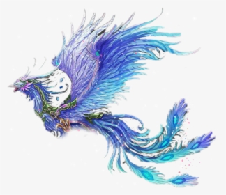 #phoenix #blue #bluephoenix #bird #myth #mythical - Bird The Phoenix Mythical Creature, HD Png Download, Transparent PNG