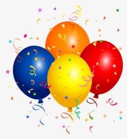 Transparent Background Birthday Balloons Png, Png Download, Transparent PNG