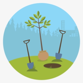 Tree Clipart Clipart Trгє - Plant A Tree Png, Transparent Png, Transparent PNG