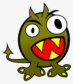 Monster, Demon, Devil, Evil, Cartoon, Head, Face, Eyes - Monster Clip Art, HD Png Download, Transparent PNG