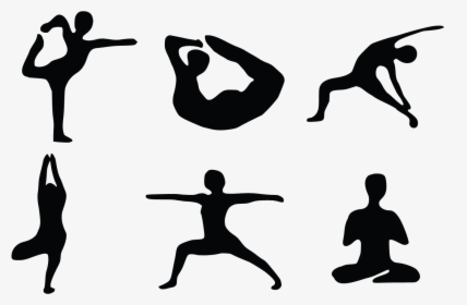 Transparent Poses Png - Yoga Warrior Png, Png Download, Transparent PNG