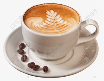 Transparent Coffe Cup Png - Latte Coffee Png, Png Download, Transparent PNG