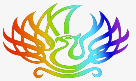 Rainbow Phoenix, HD Png Download, Transparent PNG