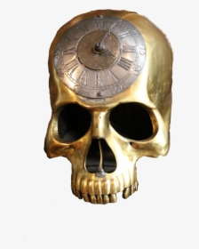 Transparent Steampunk Clock Clipart - Skull, HD Png Download, Transparent PNG