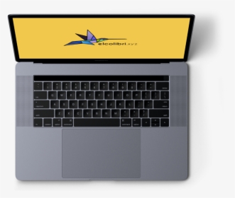 A Macbook Computer With El Colibri Studio Logo - Macbook Pro 15 Touch Bar 2016, HD Png Download, Transparent PNG