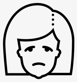 Mujer Triste Icon - Icon, HD Png Download, Transparent PNG