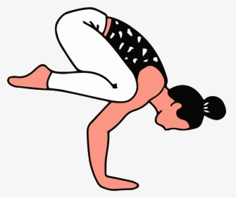 7 Yoga Poses That Will Keep You Surfing Longer Sessions - Clipart Yoga Pose Cartoon, HD Png Download, Transparent PNG