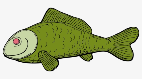 Green Fish Svg Clip Arts - Dead Fish Clip Art, HD Png Download, Transparent PNG