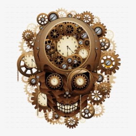 Steampunk Skull Stickers, HD Png Download, Transparent PNG
