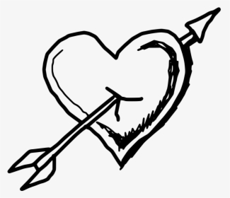 Transparent Background Doodle Heart Png, Png Download, Transparent PNG