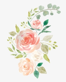 Watercolor Painting Portable Network Graphics Floral - Pastel Watercolor Flower Png, Transparent Png, Transparent PNG