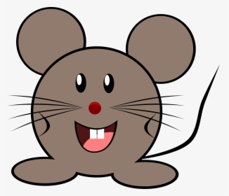 Mouse, Grey, Little, Animal, Cute, Happy - You Are Welcome Cartoon, HD Png Download, Transparent PNG