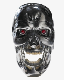Terminator Skull Png Image - Terminator Half Face Png, Transparent Png, Transparent PNG