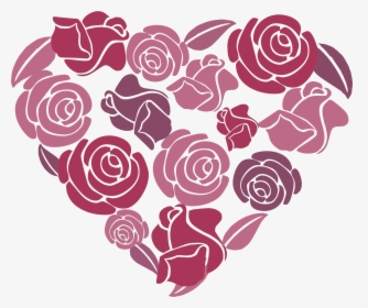 Clip Art Rose Heart Clipart Image - Rose Heart Clipart, HD Png Download, Transparent PNG