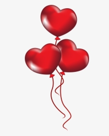 Valentine Clipart Chalkboard - Heart Shape Balloon Png, Transparent Png, Transparent PNG
