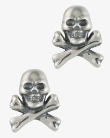 Silver Skull Crossbones Png, Transparent Png, Transparent PNG