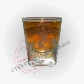 Eagle Globe And Anchor Whiskey Glass - Ice Beer, HD Png Download, Transparent PNG