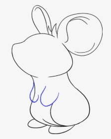 How To Draw Mouse - Line Art, HD Png Download, Transparent PNG