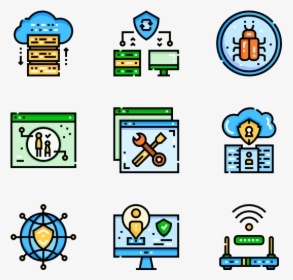 Internet Security - Manufacturing Color Icon Png, Transparent Png, Transparent PNG