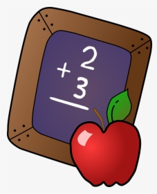 Elementary Math Png Free - Apple For Teacher Clipart, Transparent Png, Transparent PNG