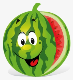Cartoon Watermelon Svg Clip Arts - Water Melon Clip Art, HD Png Download, Transparent PNG