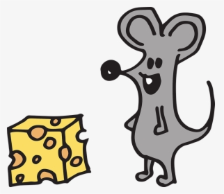 Mouse, Cheerful, Cheese, Funny, Cute, Fun, Symbolic, HD Png Download, Transparent PNG