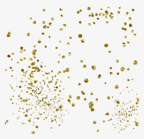 #gold #glitter #foil #confetti #dots #dot #decoration - Gold Glitter Dot Png, Transparent Png, Transparent PNG