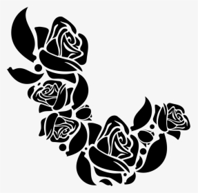 Flower Ornament Of Roses - Roses Icon Png, Transparent Png, Transparent PNG