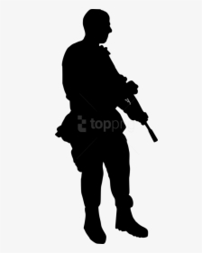 Free Png Soldier Silhouette Png - Transparent Soldier Walking Silhouette, Png Download, Transparent PNG