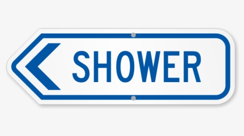Shower Swimming Pool Sign - Sign, HD Png Download, Transparent PNG