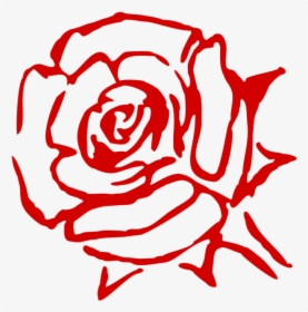 Rose Family Flower China Rose Garden Roses Cabbage - Red Rose Outline Png, Transparent Png, Transparent PNG