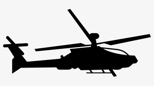 Airplane Clipart Army Helicopter - Army Black And White Clipart, HD Png Download, Transparent PNG