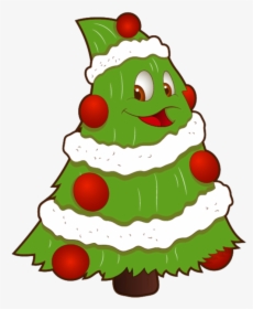 Transparent Funny Small Christmas Tree Png Clipart - Funny Christmas Tree Clipart, Png Download, Transparent PNG