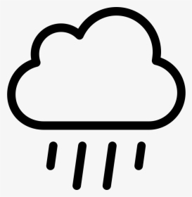Transparent Rain Drops Png - Cloud Black And White Png, Png Download, Transparent PNG