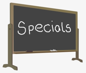 Chalkboard Blackboard School Free Picture - Free Specials Clipart, HD Png Download, Transparent PNG