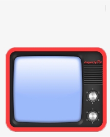 Television Set Red - Television Set, HD Png Download, Transparent PNG