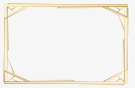 Angle Point Yellow Pattern - Gold Frame Png Vector, Transparent Png, Transparent PNG