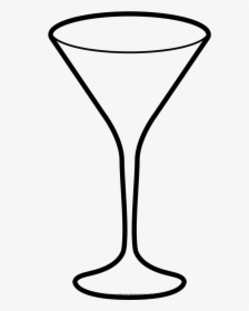 Transparent Martini Glass Clipart - Copa De Coctel Dibujo Png, Png Download, Transparent PNG