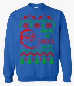 Image 297 Where Is My Ho S At Couple Christmas Sweater - Stranger Things 2 Sweatshirt, HD Png Download, Transparent PNG