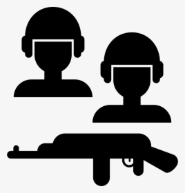 Soldiers And A Weapon - Armamento .png, Transparent Png, Transparent PNG