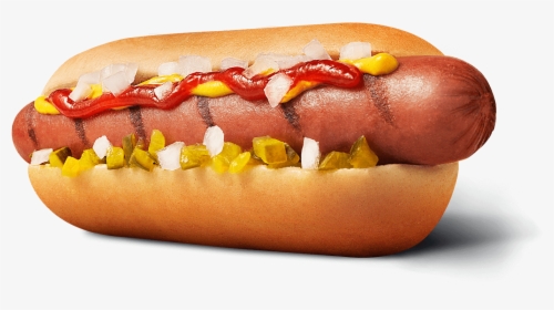 Chicago-style Hot Dog Cheeseburger Junk Food Knackwurst - Hot Dog Png Transparent, Png Download, Transparent PNG