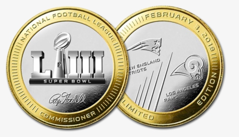 Transparent Game Coin Png - Super Bowl 53 Coin, Png Download, Transparent PNG