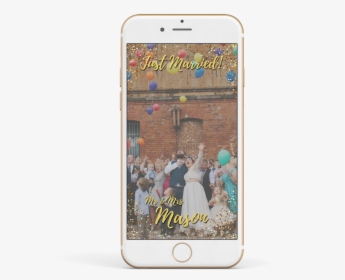 Snapchat Wedding Filter - Iphone, HD Png Download, Transparent PNG