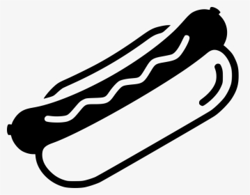 Hot Dog Svg Png - Hot Dog Icon Png, Transparent Png, Transparent PNG
