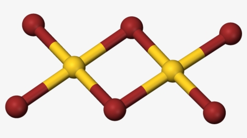 Gold Tribromide Dimer 3d Balls - Gold Molecular Structure, HD Png Download, Transparent PNG