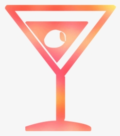Martini Cocktail Glass Product Design Line Font - Martini Glass, HD Png Download, Transparent PNG