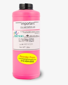 Matsui Glow Pink Ec5b Pigment - Bottle, HD Png Download, Transparent PNG