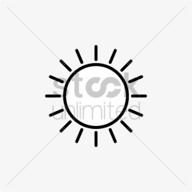 Download Sun Vector Outline Clipart Clip Art Illustration - Circle, HD Png Download, Transparent PNG